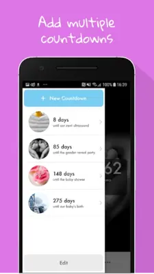 Baby Countdown android App screenshot 2